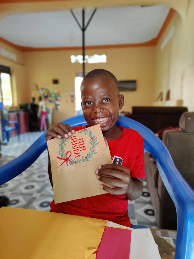 Children writing letters